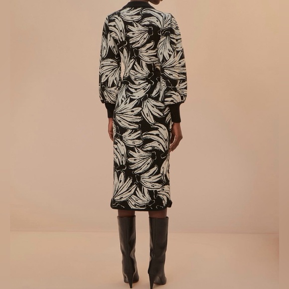 Farm Rio Black Bossa Banana Dress - Picture 2 of 10